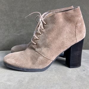 Franco Sarto Tan Ankle Boots